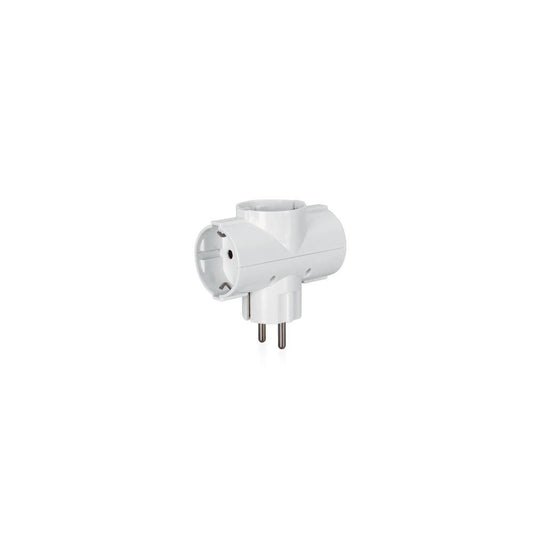 FICHA TRIPLA SCHUKO ASLO