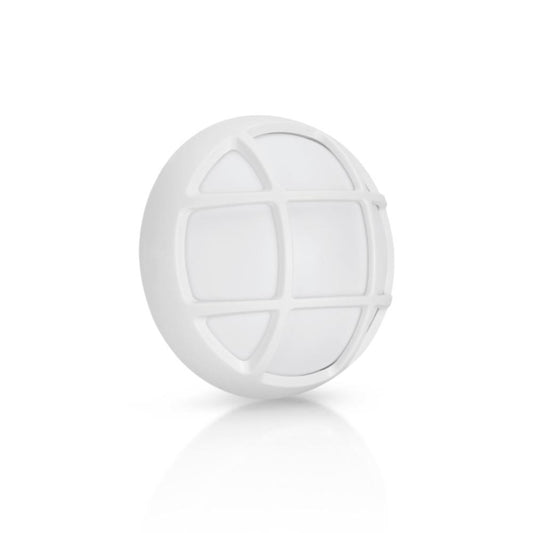 APLIQUE LED EXT. RED. IP54 4W 4000K C/GRELHA BRANCO