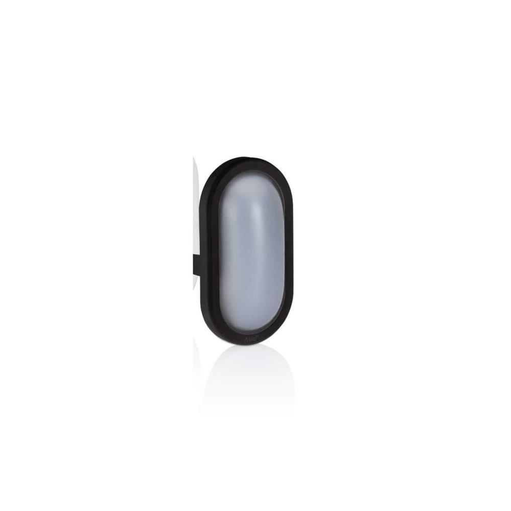 APLIQUE LED EXT. REDONDO IP54 4W 4000K PRETO