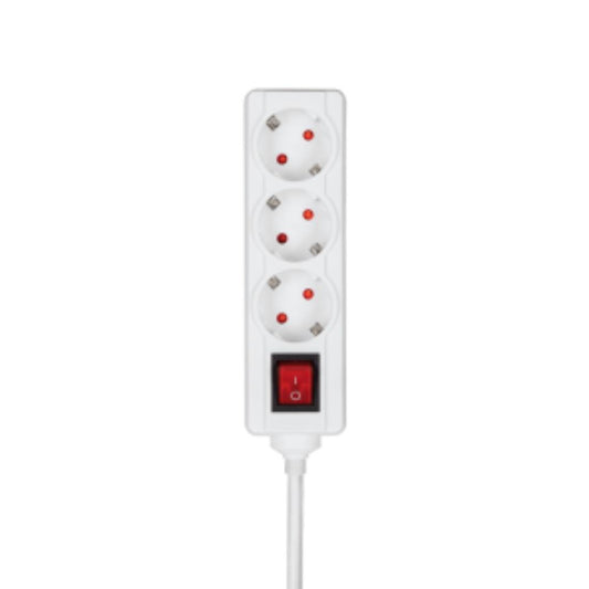 Bloco triplo 3x2p+t c/cabo 3g1.5mm2 - 3mt Aslo