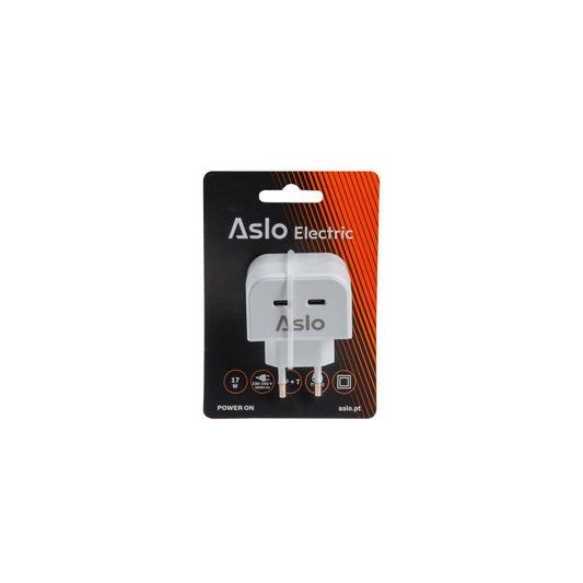 Carregador 2xUSB-C17.0W Aslo