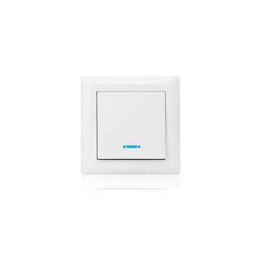 BOTÃO PRESSÃO (NA) LUMINOSO M2020 10A - 250V BRANCO