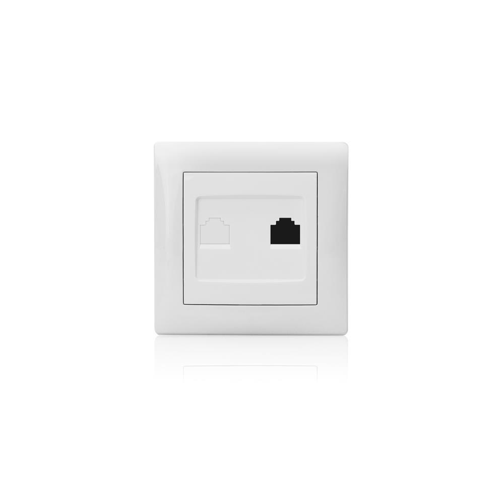 TOMADA 1 x RJ45 CAT. 6 UTP M2020 BRANCO