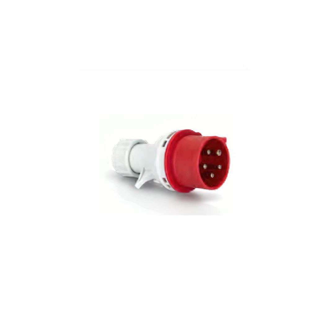 Ficha industrial macho 16A 3P+T+N 400V 6h IP44