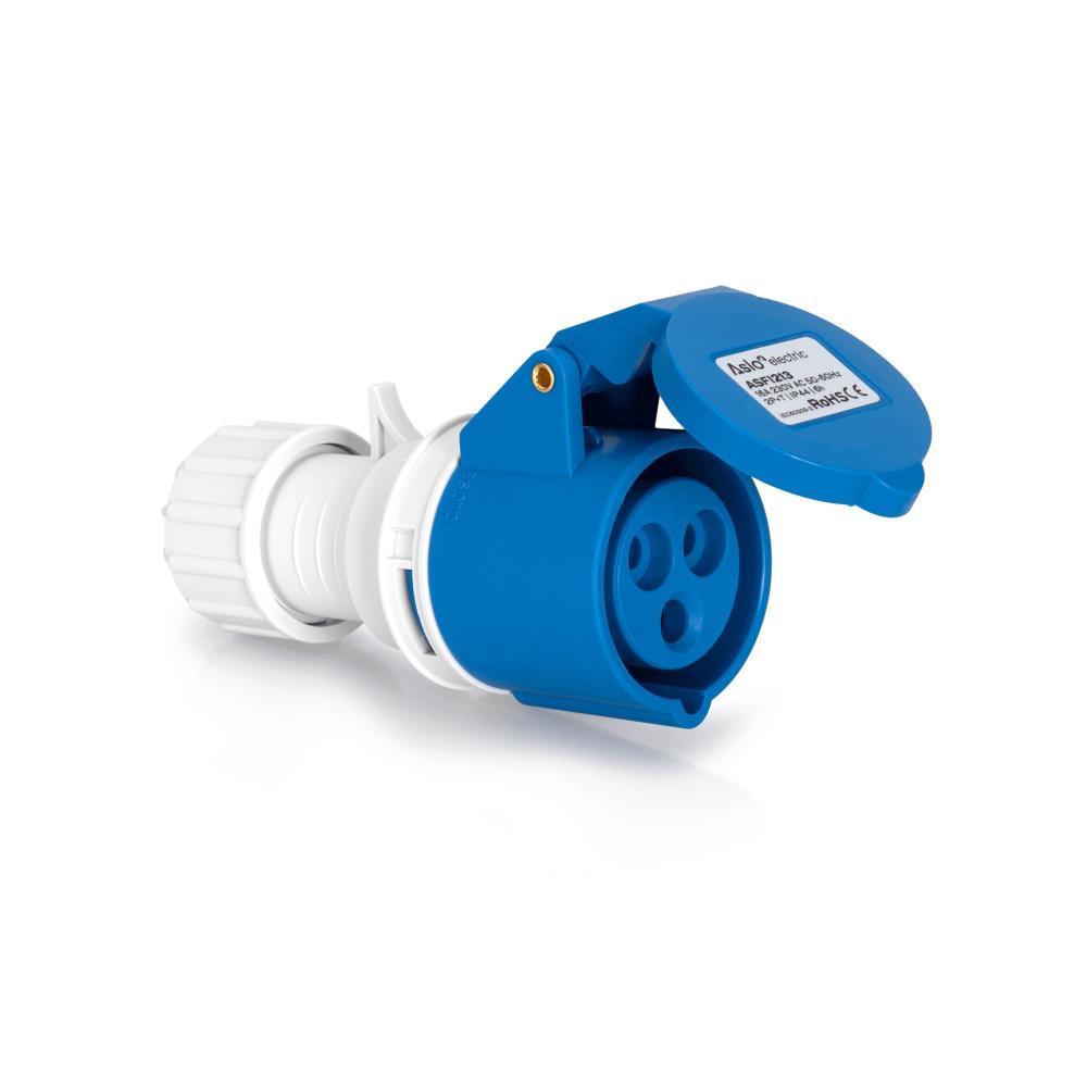 FICHA INDUST. FEMEA 16A 2P+T 230V 6H IP44 ASLO