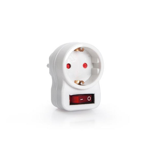 FICHA SIMPLES SCHUKO C/INTERRUPTOR BLISTER