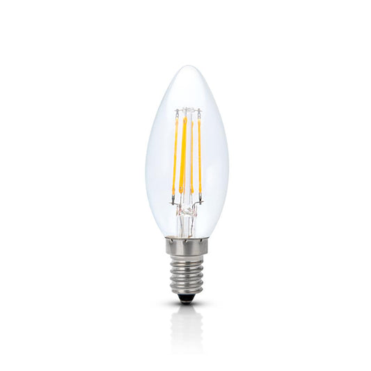 LAMP. LED FIL. CHAMA E14 4W 4000K BL.