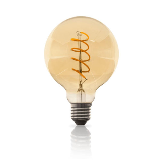 LAMP. LED VINTAGE FIL. ESPIRAL G95 E27 4W 2000K