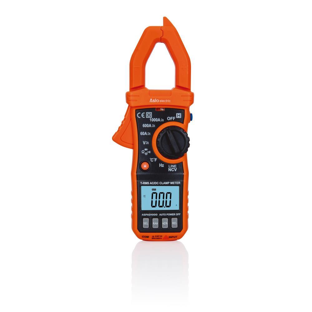PINÇA AMPERIMETRICA DIGI. T-RMS 1000A CATIII 600V ASLO