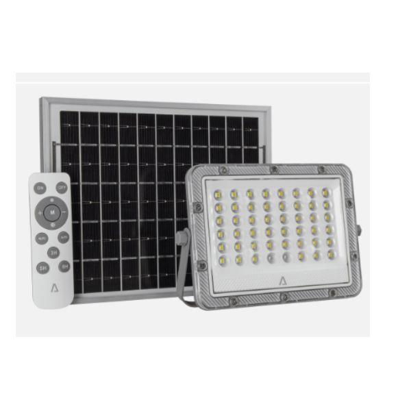 Projetor led solar controlo remoto 50W 6000K IP65 Aslo