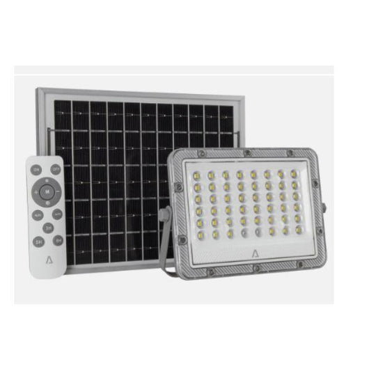 Projetor led solar controlo remoto 50W 6000K IP65 Aslo