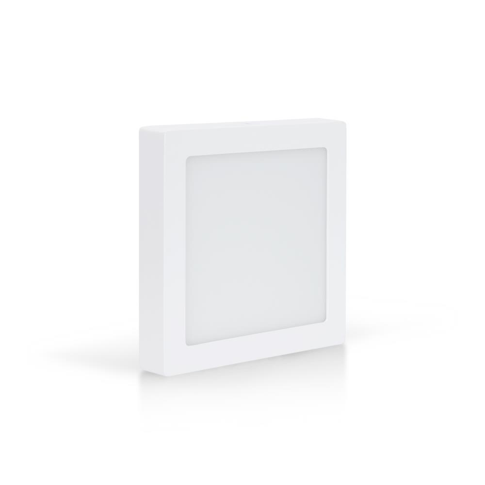PAINEL LED SALIENTE QUAD. 225mm 18W 4000K BRANCO