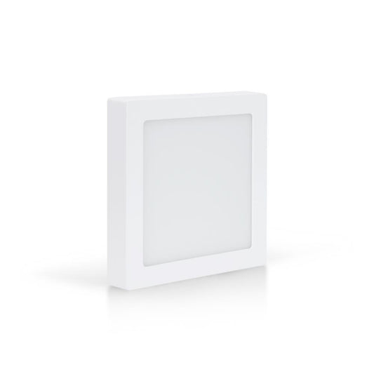 PAINEL LED SALIENTE QUAD. 225mm 18W 4000K BRANCO