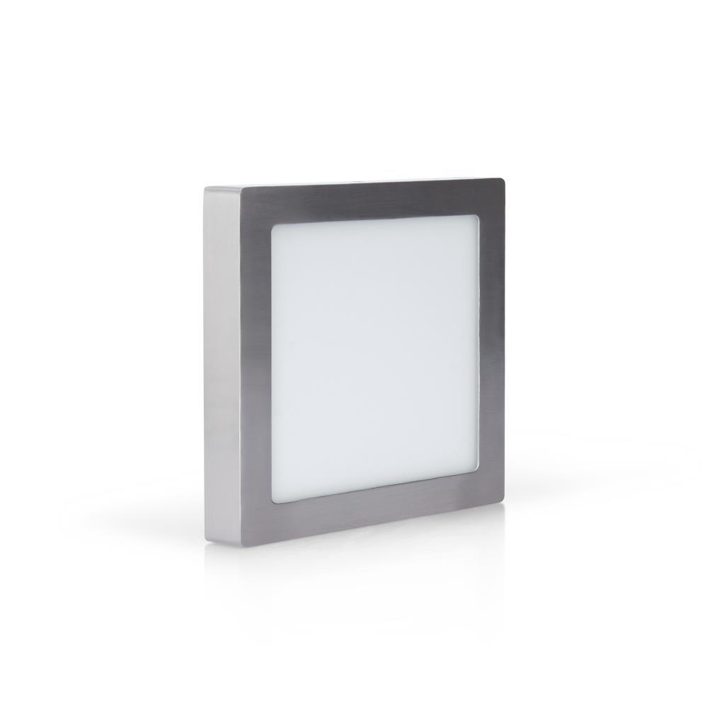 PAINEL LED SALIENTE QUAD. 225mm 18W 4000K ACETINADO