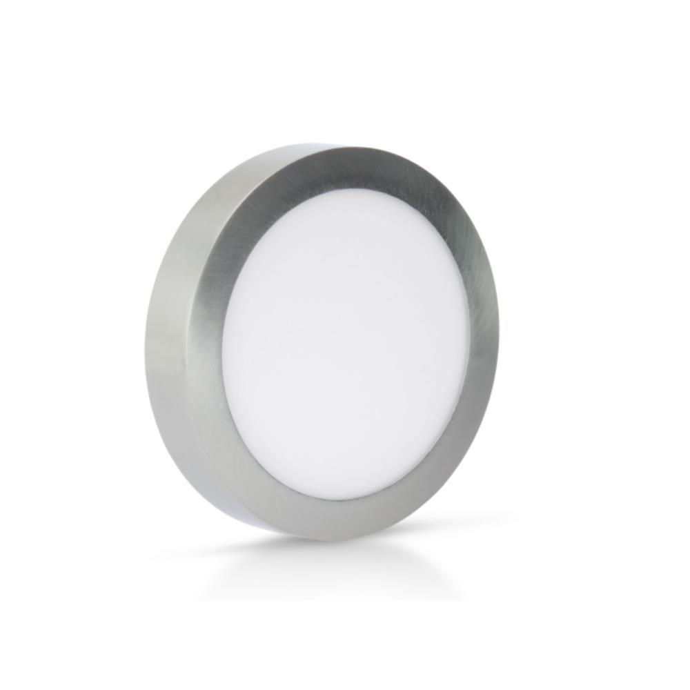 PAINEL LED SALIENTE REDON. 170mm 12W 4000K ACETINADO