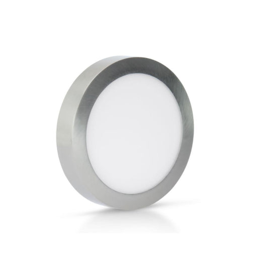 PAINEL LED SALIENTE REDON. 170mm 12W 4000K ACETINADO