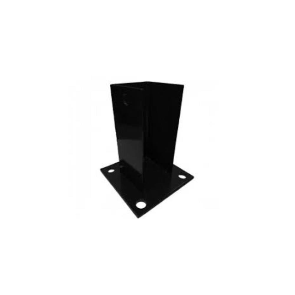 BASE METALICA PRETO RAL 9005