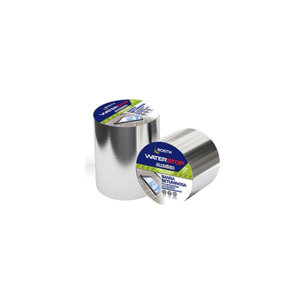 Banda betuminosa aluminio 20cm x 10mt Waterstop Bostik