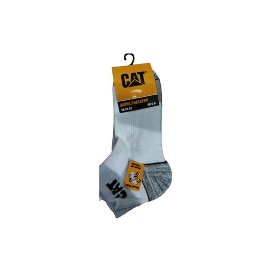 Pack 3 meias homen branco Cat