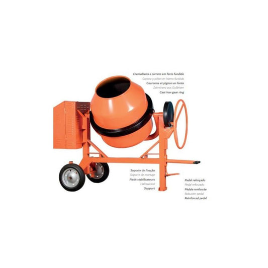 Betoneira BP300 N motor eletrico 2cv Sirl