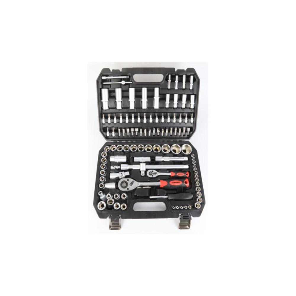 JOGO CHAVE CAIXA 1/2-3/8-1/4 65pcs MADER