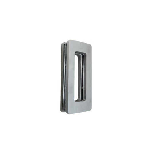 Concha p/vidro mod. Square ref 505 125x50mm inox sat.