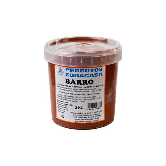 BALDE 2kg BARRO DE MODELAR