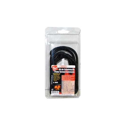 Kit calafetação preto 2.5mt x 6mm
