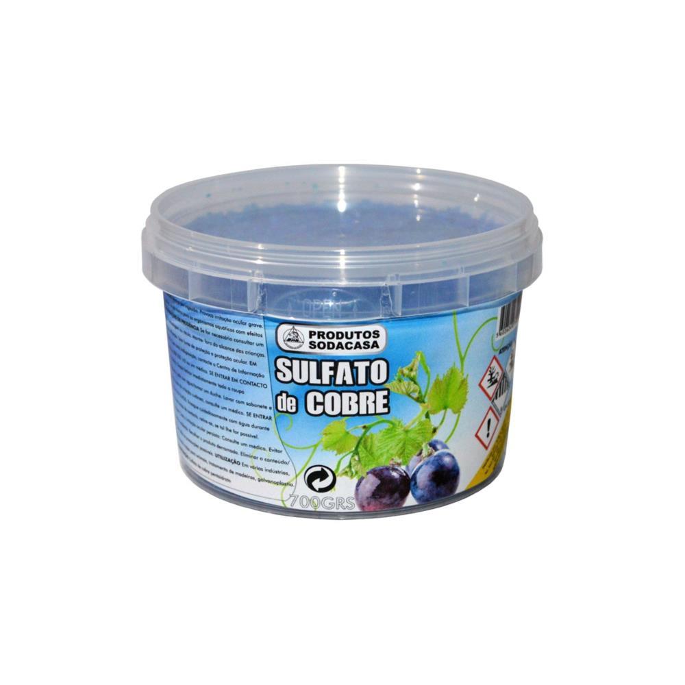 SULFATO COBRE BALDE 700 GRS
