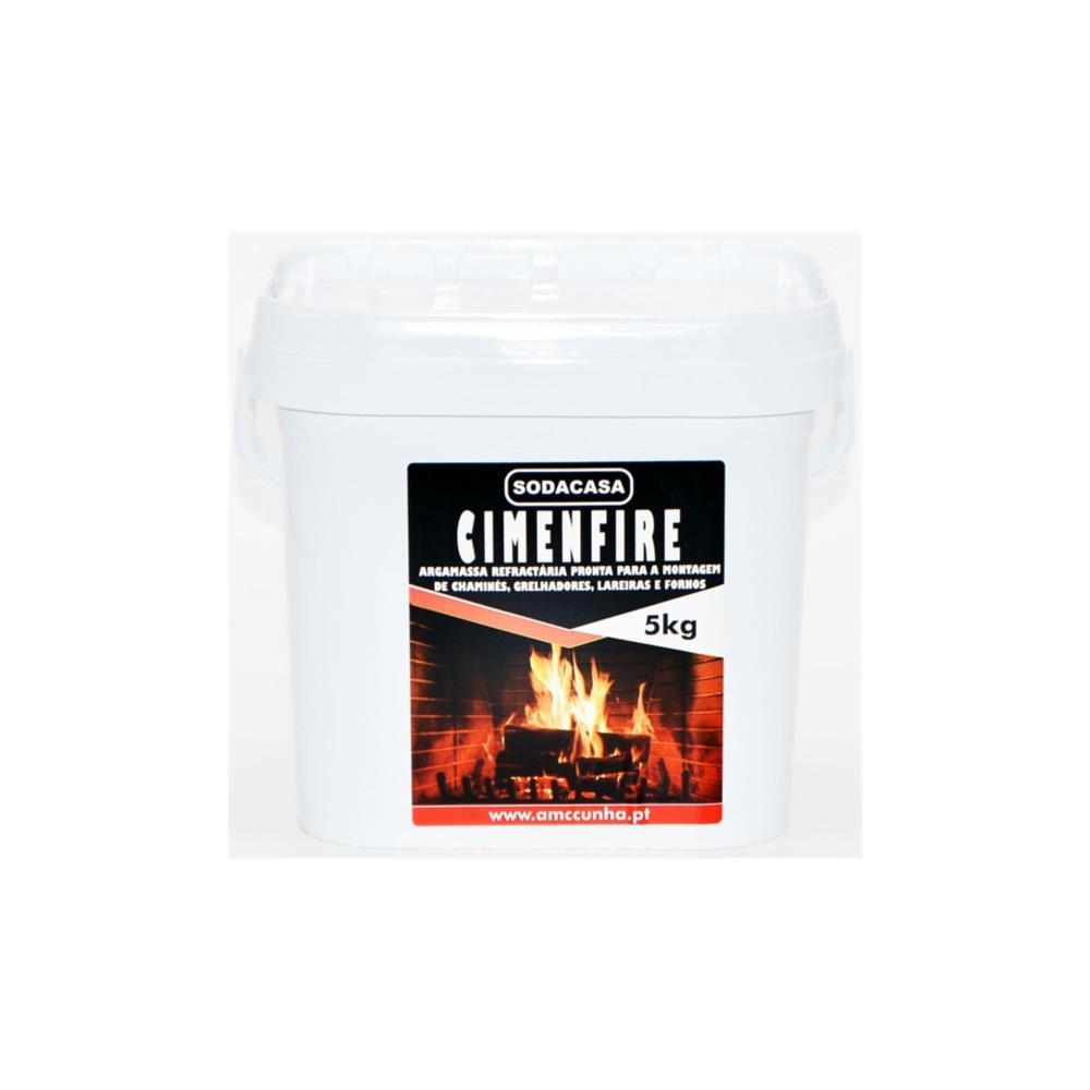 Balde argamassa refrataria Cimenfire 5kg