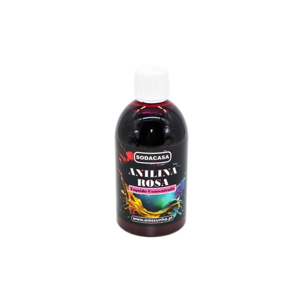 Frasco anilina liquida rosa 200ml
