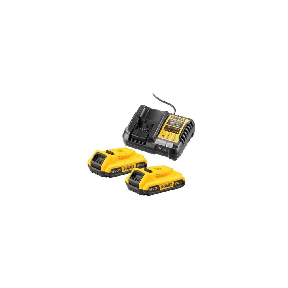Kit de 2 baterias XR 18V 2Ah +carreg. XR DCB1104D2-QW Dewalt