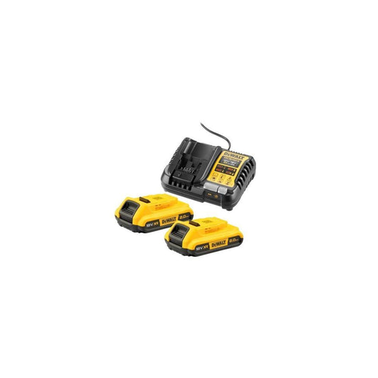 Kit de 2 baterias XR 18V 2Ah +carreg. XR DCB1104D2-QW Dewalt