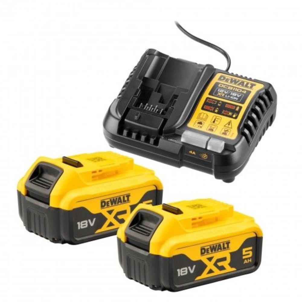 Kit de baterias XR 18V li-ion 5Ah DCB1104P2-QW Dewalt