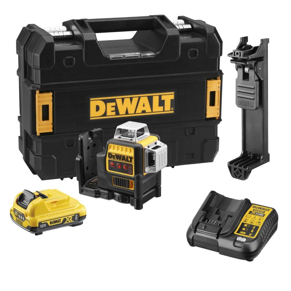 NIVEL LASER LINHAS CRUZADAS VERM. 3X360º DEWALT