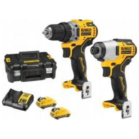 Aparafusadora de impacto + berbequim aparafusar 12V DCK210L2T-QW Dewalt