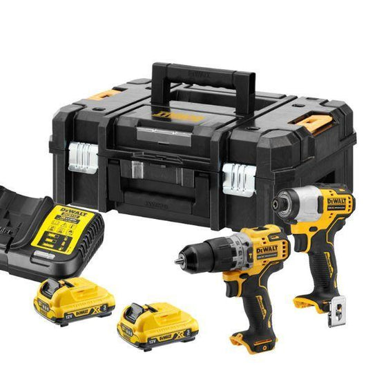 KIT 12V 3ah + DCD706/DCF801 +MALA TSTAK II DEWALT