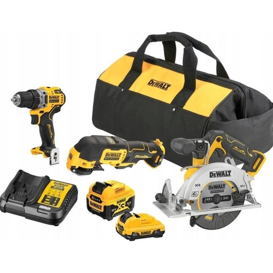Kit de 3 maquinas s/escovas XR 18v DCK317P1D1-QW Dewalt