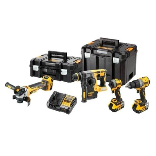 Kit combo DCK429P3T-QW 4 maquinas DCD805+DCF850+DCG405+DCH273 Dewalt