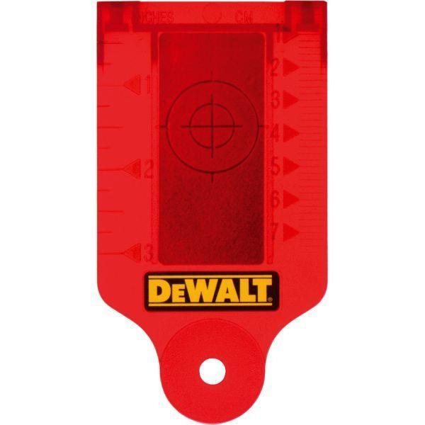 Cartão alvo magnetico graduado DE0730-XJ Dewalt