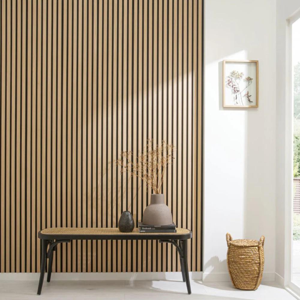 Painel acustico oiled oak 600x2400x18mm