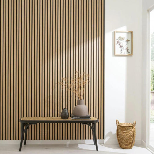 Painel acustico oiled oak 600x2400x18mm