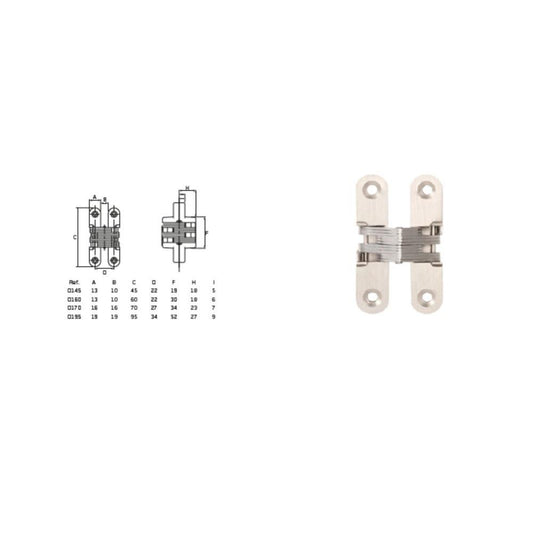 DOBRAD. INVISIVEL 95mm INOX
