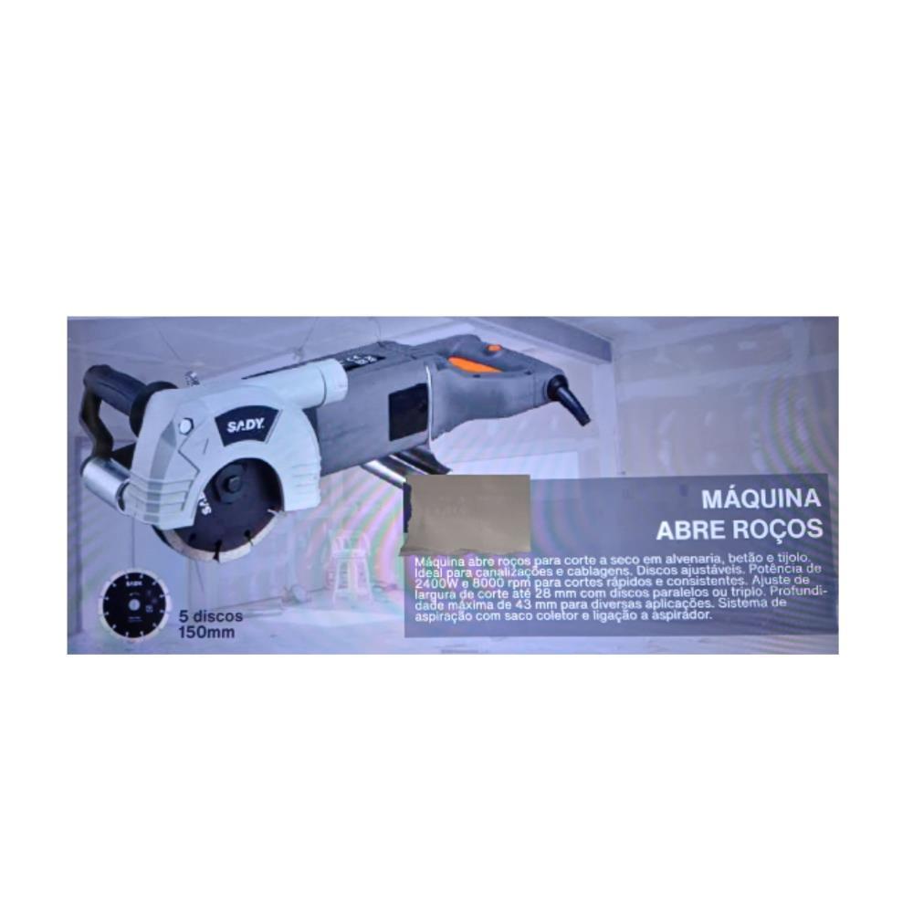 Maquina de abrir roços 2400W Sady