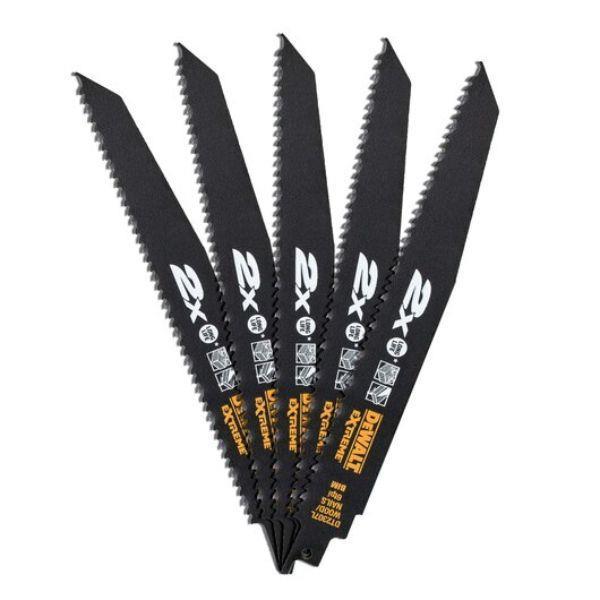 5 LAMINAS SABRE 228mm EXTREM BIM. DEWALT