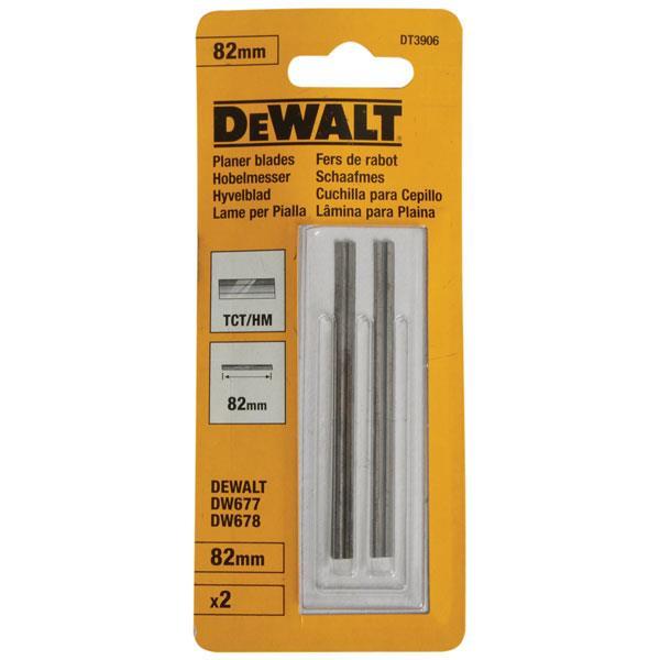 2 LAMINAS TCT/HM PLAINA 82mm DEWALT