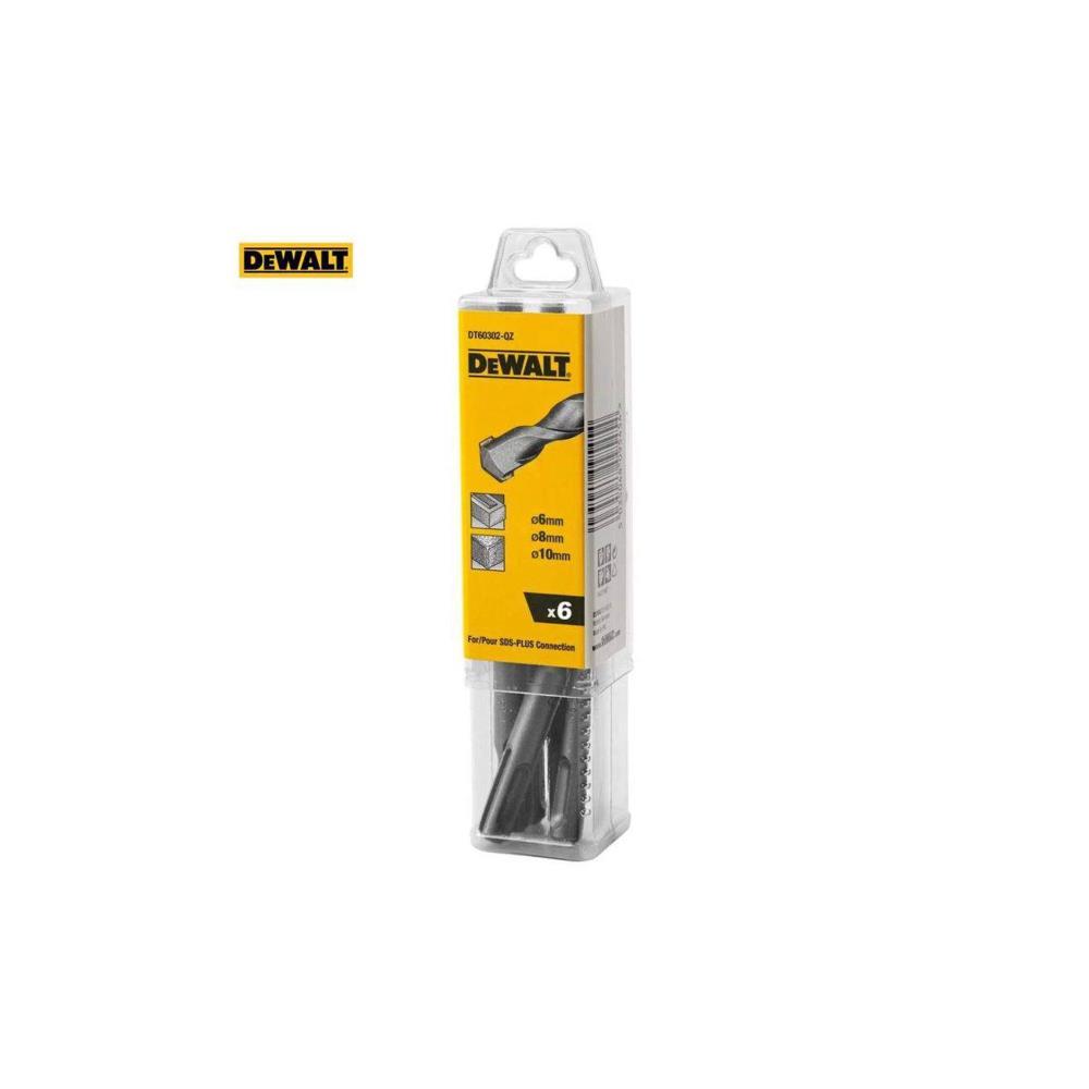 CONJ. 6 BROCAS SDS-PLUS 2X 6, 8, 10MM X1