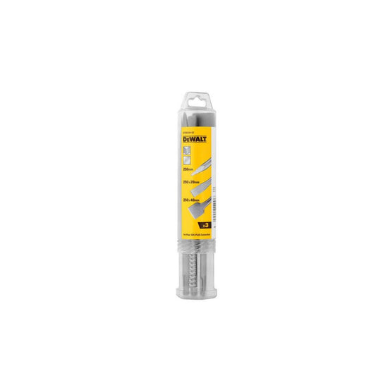 Conjunto de 3 cinzéis SDS Plus 250 mm Dewalt