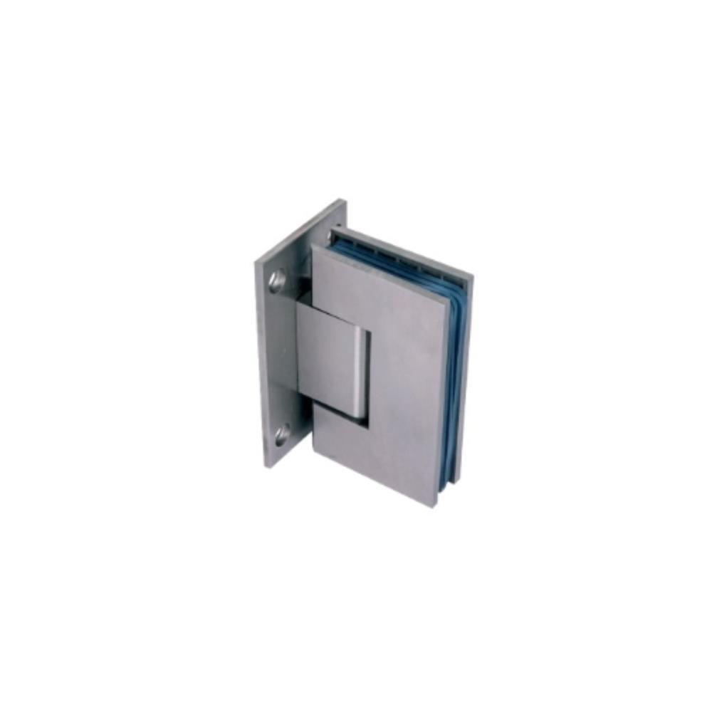 Dobradiça vidro central parede/vidro 90x55 90º inox prt mate