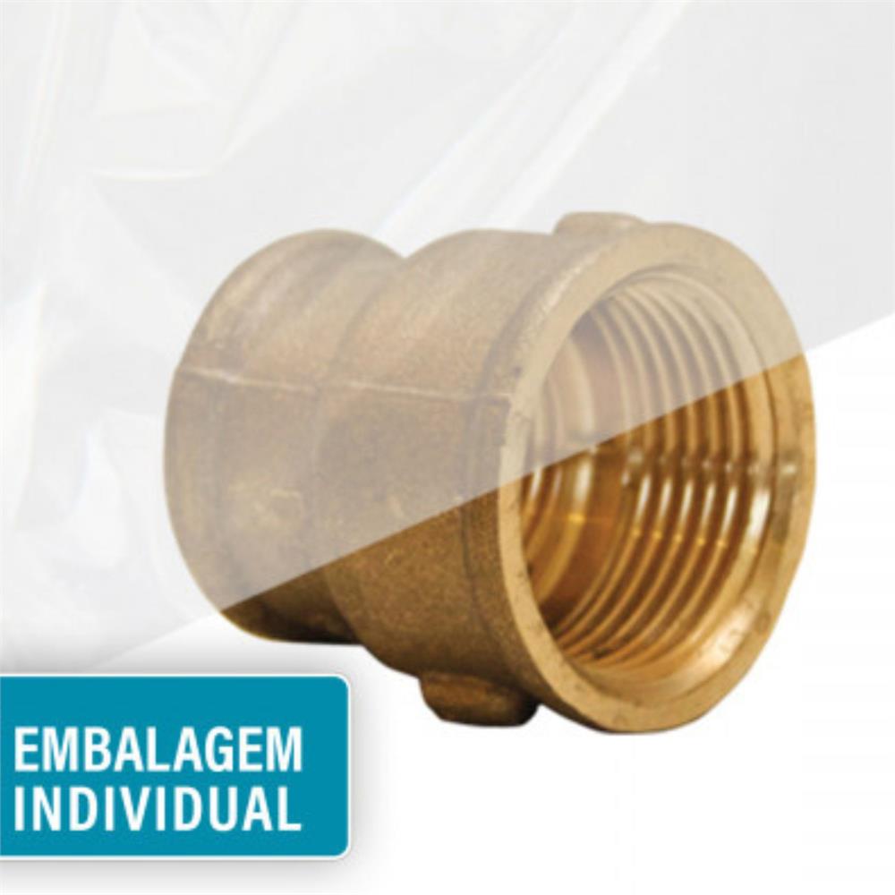 União 1X1/2 F/F latão